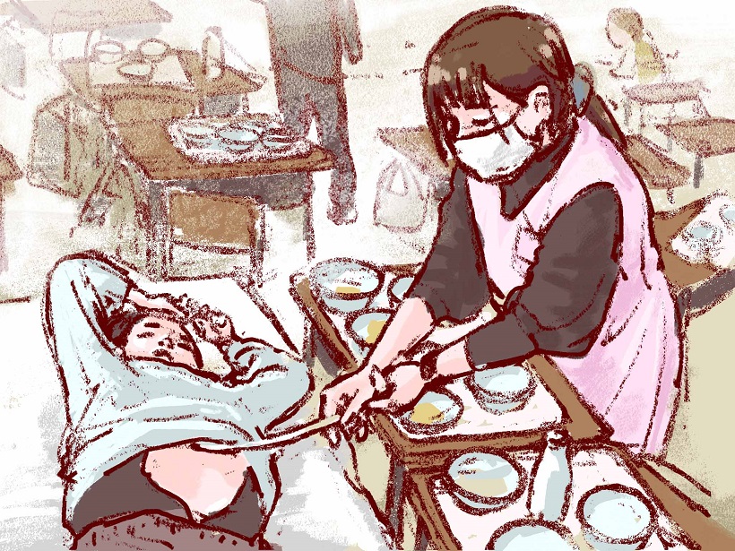 医療的ケア児を担当する学校に配置された看護師仕事イメージ